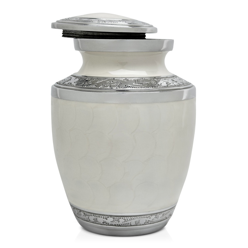 Deer Landscape Sharing Urn - Radiant White