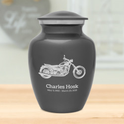 Motorcycle Sharing Urn - Gunmetal Gray