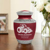 Modern Tractor Sharing Urn - Rose Red