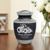 Modern Tractor Sharing Urn - Ebony Black