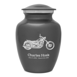 Motorcycle Sharing Urn - Gunmetal Gray