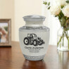 Modern Tractor Sharing Urn - Radiant White