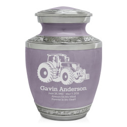 Modern Tractor Sharing Urn - Regal Purple