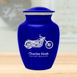 Motorcycle Sharing Urn - Midnight Blue