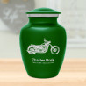 Motorcycle Sharing Urn - Shamrock Green