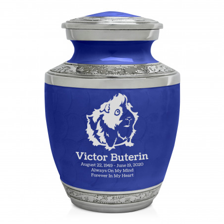 Guinea Pig Sharing Urn - Royal Blue