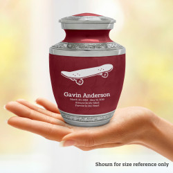 Skateboard Sharing Urn - Rose Red