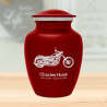 Motorcycle Sharing Urn - Ruby Red