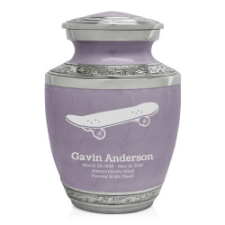 Skateboard Sharing Urn - Regal Purple