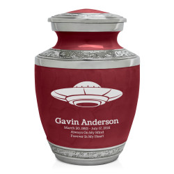 UFO Sharing Urn - Rose Red