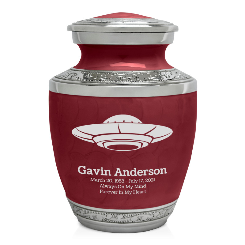 UFO Sharing Urn - Rose Red