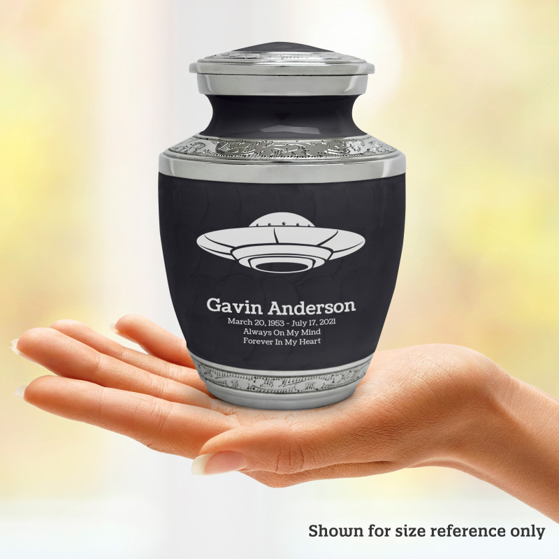 UFO Sharing Urn - Ebony Black