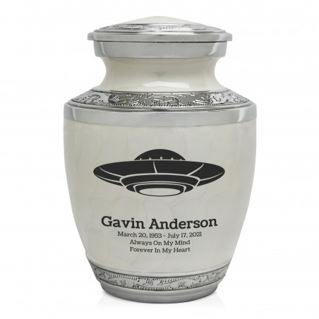 UFO Sharing Urn - Radiant White