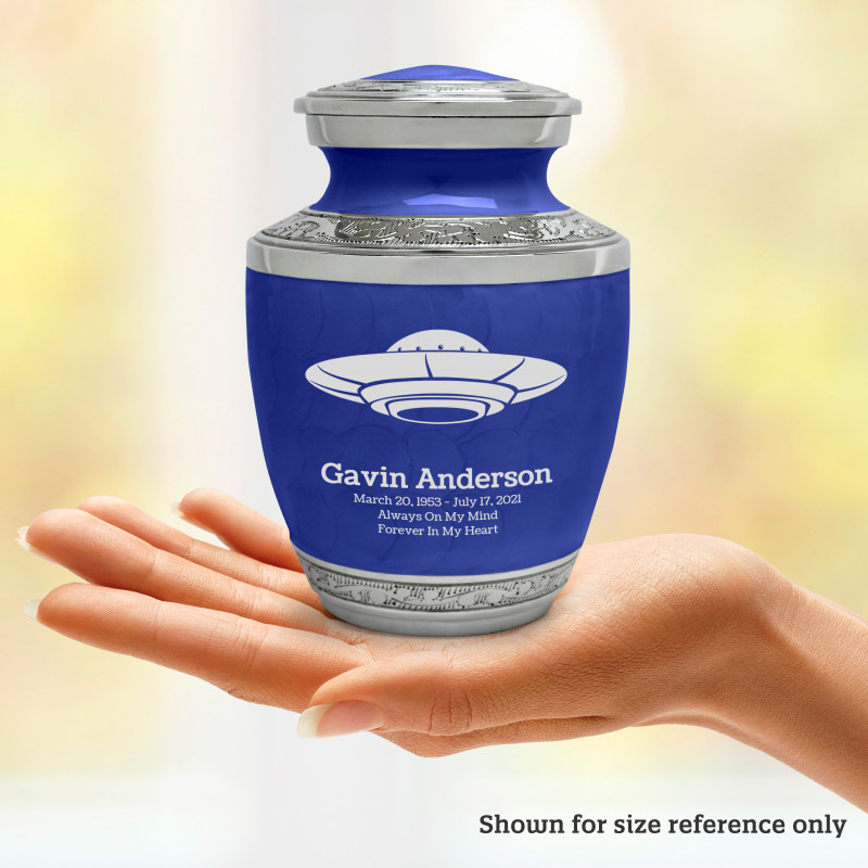 UFO Sharing Urn - Royal Blue
