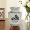 Dump Truck Sharing Urn - Radiant White