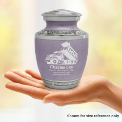 Dump Truck Sharing Urn - Regal Purple