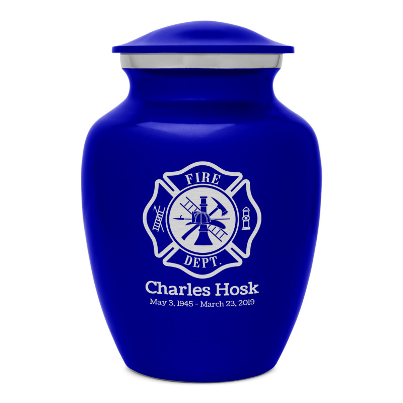 Firefighter Sharing Urn - Midnight Blue