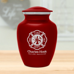 Firefighter Sharing Urn - Ruby Red