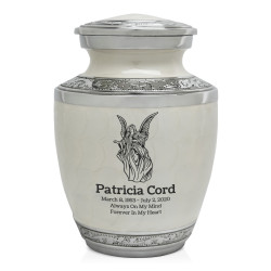 Angel Sharing Urn - Radiant White