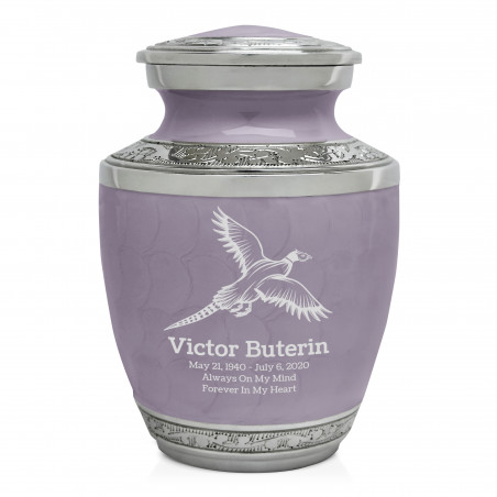 Pheasant Sharing Urn - Regal Purple