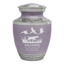 Hunting Dog Sharing Urn - Regal Purple