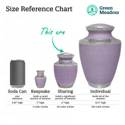 Hunting Dog Sharing Urn - Regal Purple