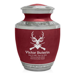 Deer Hunter Sharing Urn - Rose Red