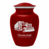 Semi Truck Sharing Urn - Ruby Red
