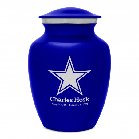 Dallas Star Sharing Urn - Midnight Blue