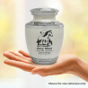 Horse Landscape Sharing Urn - Radiant White