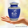 Horse Landscape Sharing Urn - Royal Blue