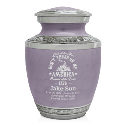 Don't Tread On Me Sharing Urn - Regal Purple