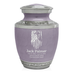 Patriotic Eagle Sharing Urn - Regal Purple