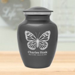 Butterfly Sharing Urn - Gunmetal Gray