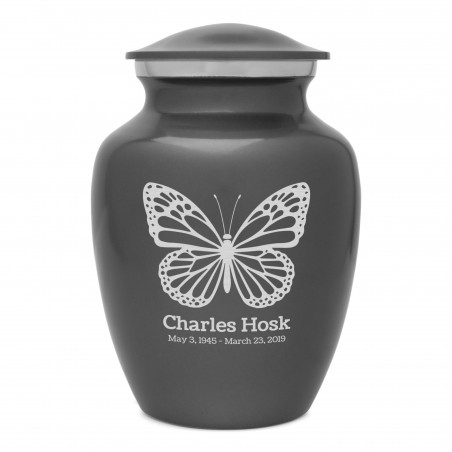 Butterfly Sharing Urn - Gunmetal Gray