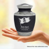 Pirate Flag Sharing Urn - Ebony Black