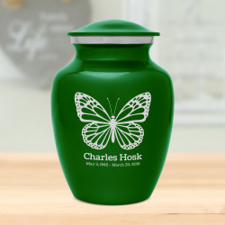 Butterfly Sharing Urn - Shamrock Green
