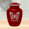 Butterfly Sharing Urn - Ruby Red