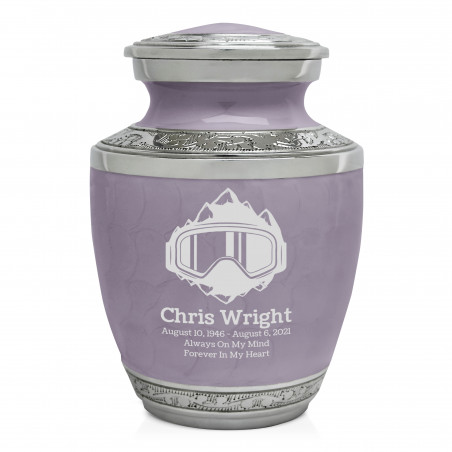 Snow Goggles Sharing Urn - Regal Purple