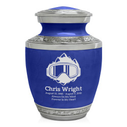 Snow Goggles Sharing Urn - Royal Blue