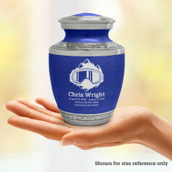 Snow Goggles Sharing Urn - Royal Blue
