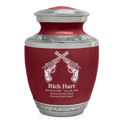 Revolver Sharing Urn - Rose Red