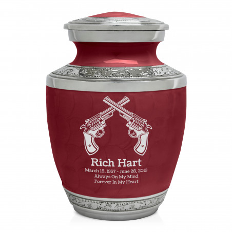 Revolver Sharing Urn - Rose Red