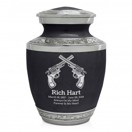 Revolver Sharing Urn - Ebony Black