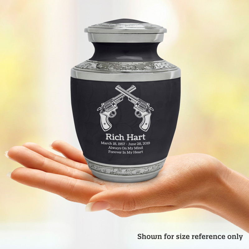 Revolver Sharing Urn - Ebony Black