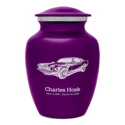 Muscle Car Sharing Urn - Purple Luster