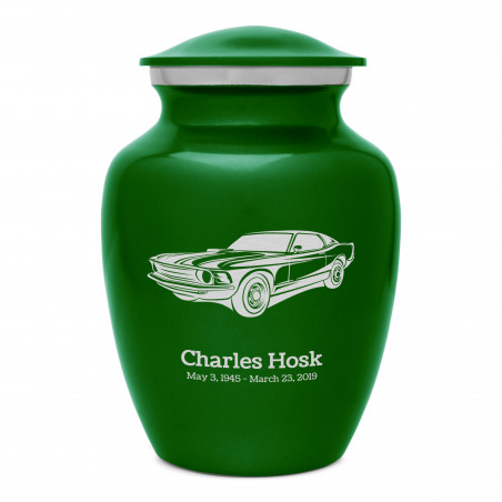 Muscle Car Sharing Urn - Shamrock Green