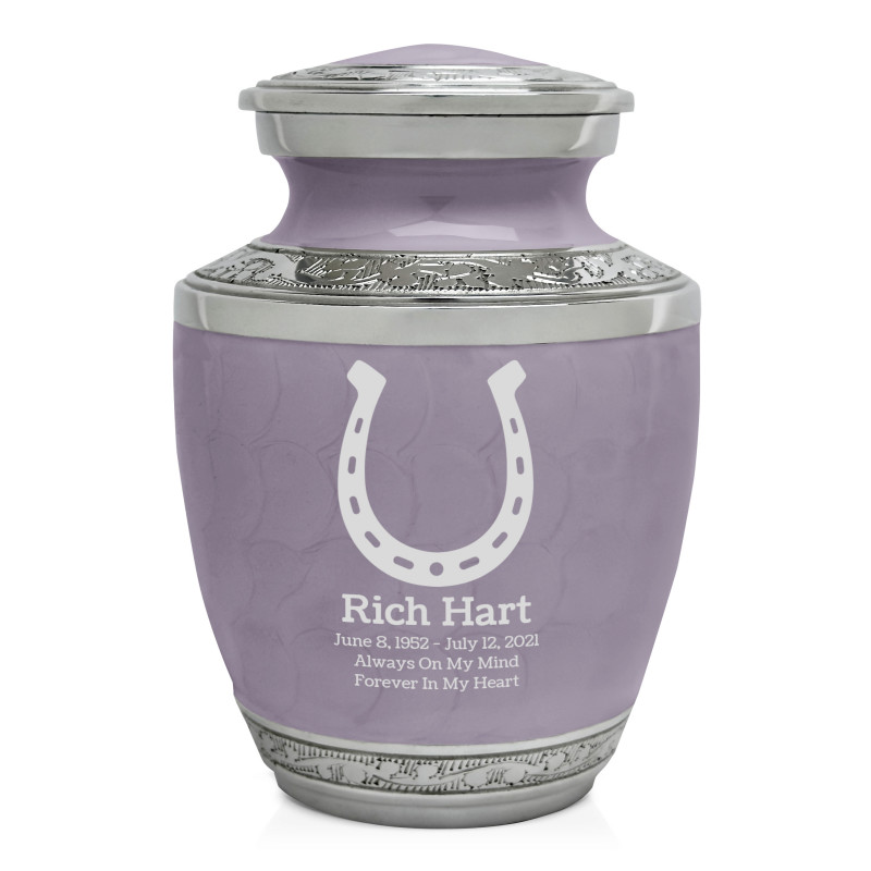 Horseshoe Sharing Urn - Regal Purple
