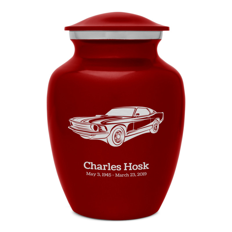 Muscle Car Sharing Urn - Ruby Red