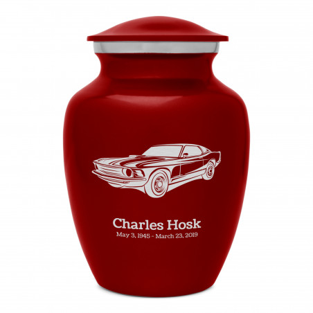 Muscle Car Sharing Urn - Ruby Red